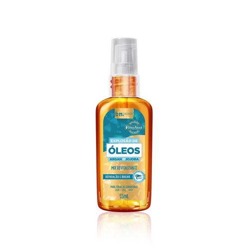 Óleo Capilar Explosão de Óleos Jojoba + Argan 55ml | bn.Cachos